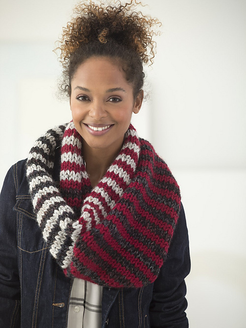 Striped Cowl