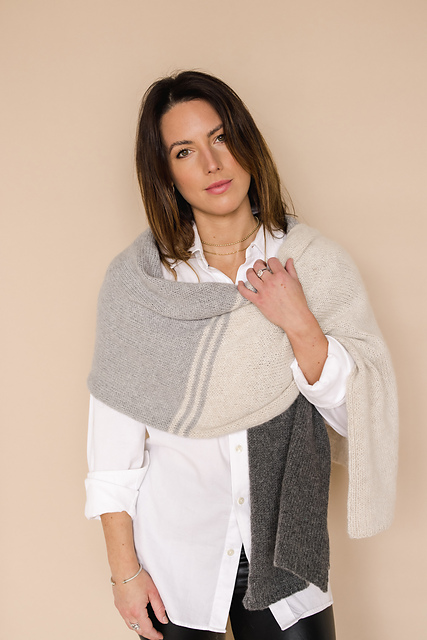 Tritone Shawl