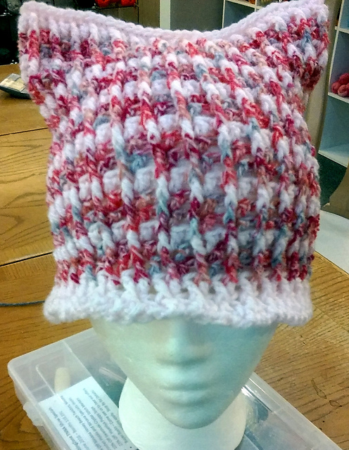 Cat Scratching Post Stitch Hat