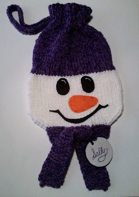 Beanie Hat Snowman Stocking