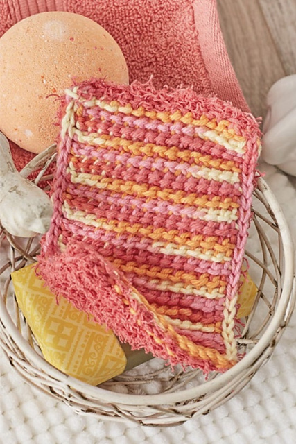 Tunisian Two-Texture Scrubby