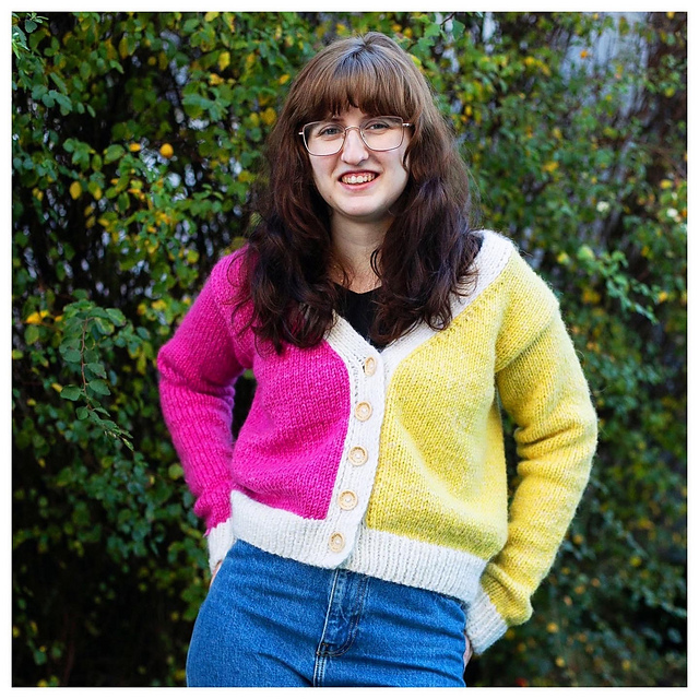 Half 'n Half Cardi