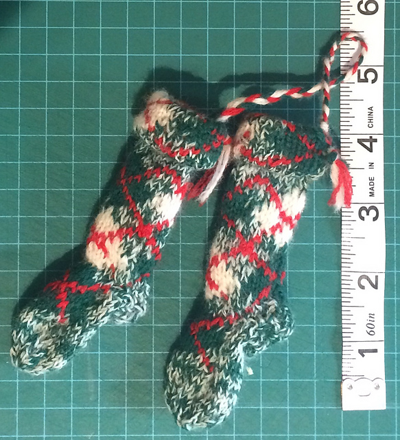 Mini Christmas Argyle Socks