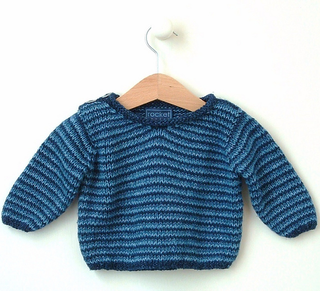 Multi Stripe baby sweater