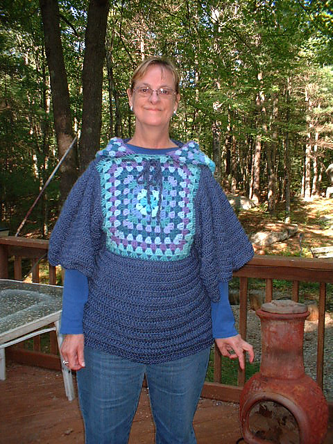Cape-Sleeved Tunic