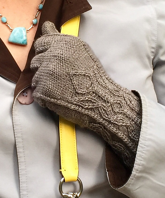 Candy kane gloves