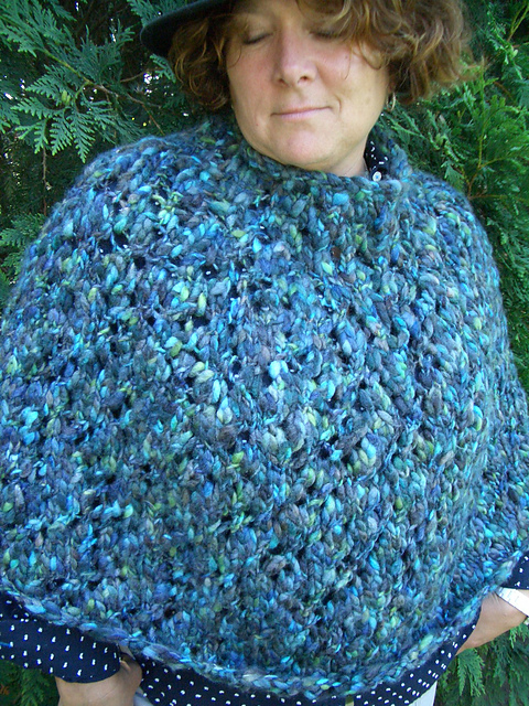 Dot Lace Poncho