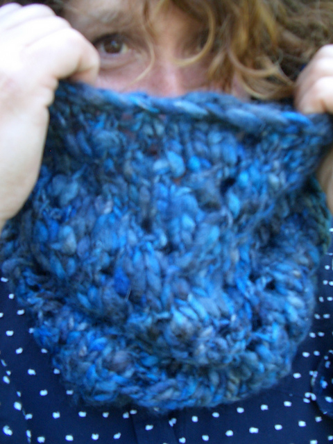 Dot Lace Cowl