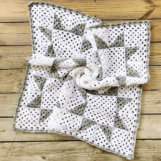 Modern Farmhouse Granny Afghan