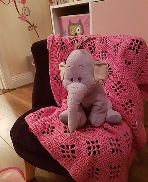 Little Axel Flower Baby Blanket