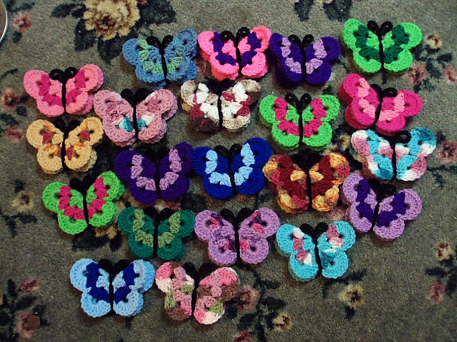 Crochet Butterfly Craft Project