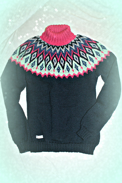 198/3 Damenpullover mit Rundpasse