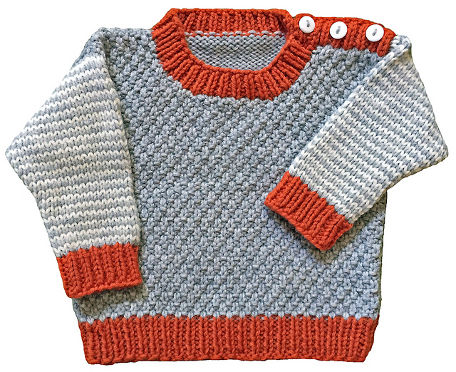 Moss Stitch Pullover