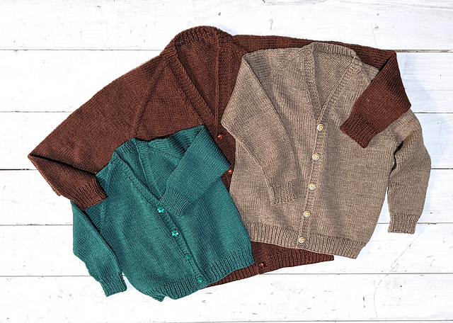 Ravelry: Oh Kiddo! Cardi pattern by Roberta Rich