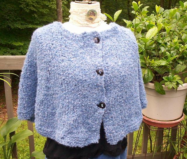 Grand Plan Capelet: Cardigan Capelet 