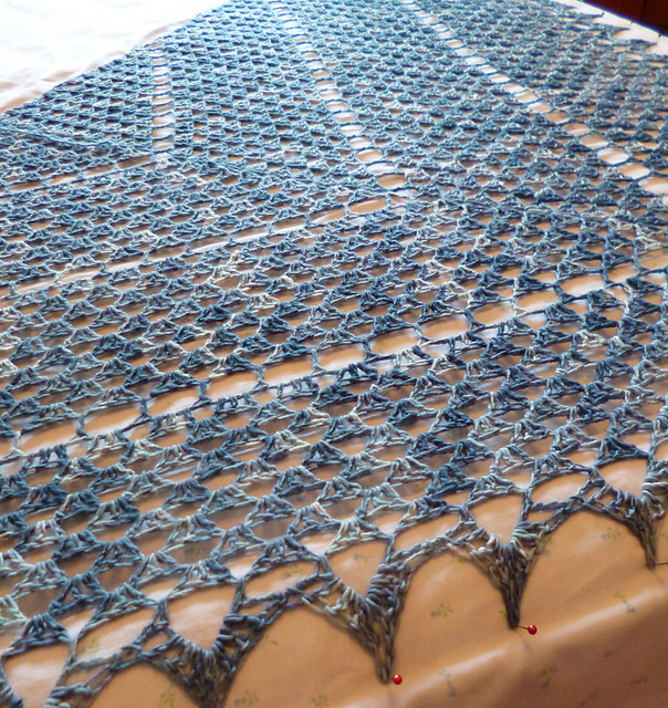 Half-A-Granny Shawl