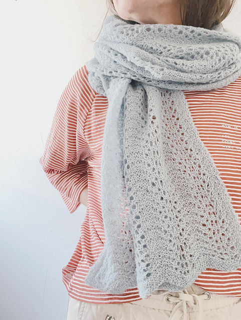 Light Wrap with Wavy Pattern