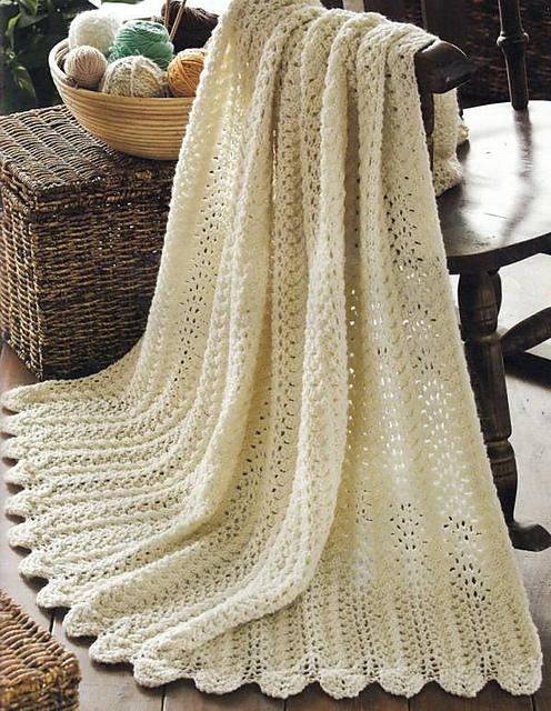 Cables & Lace Afghan