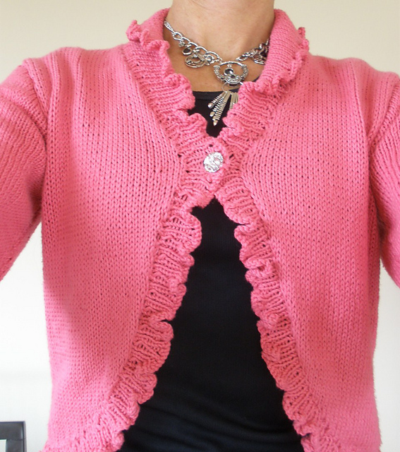 Design H - Frill-edged Bolero