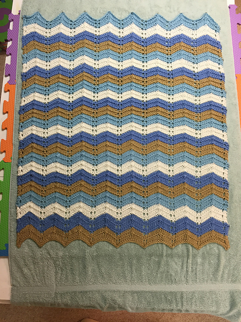 Zigzag Carriage Throw
