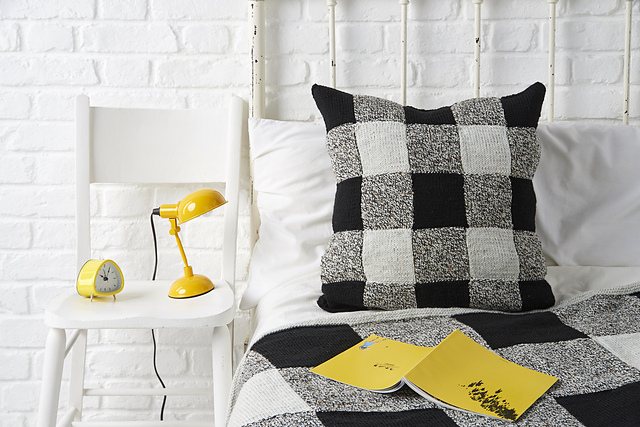 Check Mate blanket & cushion