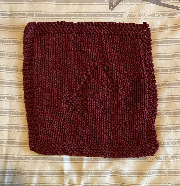 One Cherry Dishcloth