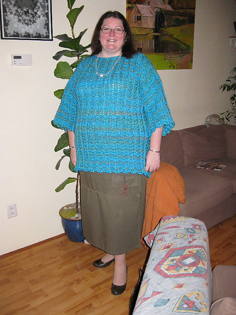 Lace pullover