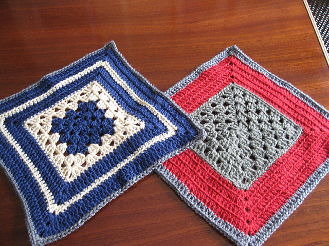Half n Half Afghan Square