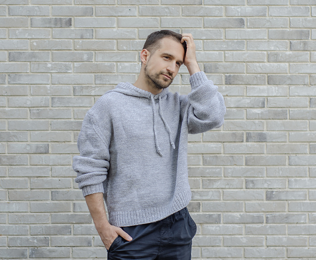 Ravelry: Sunday Hoodie pattern by Dario Tubiana - RossoCardinale
