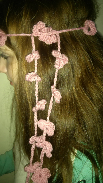 Hippy flower headband