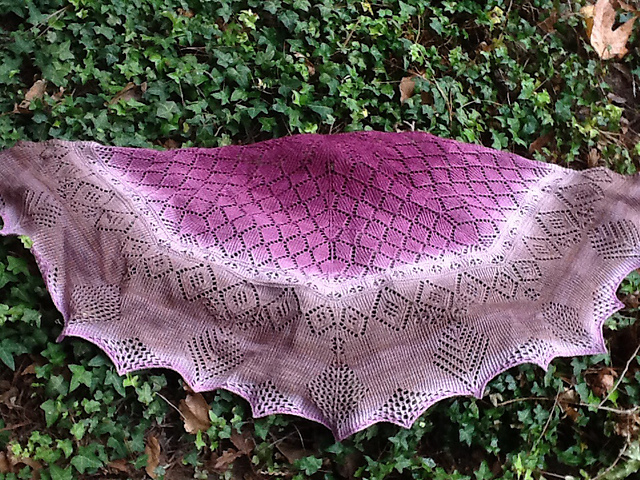 Boiled Wool Shawl, Embroidery, Felicity main image 1