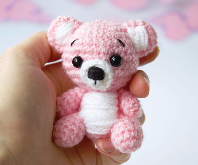 Pink Mini Bear