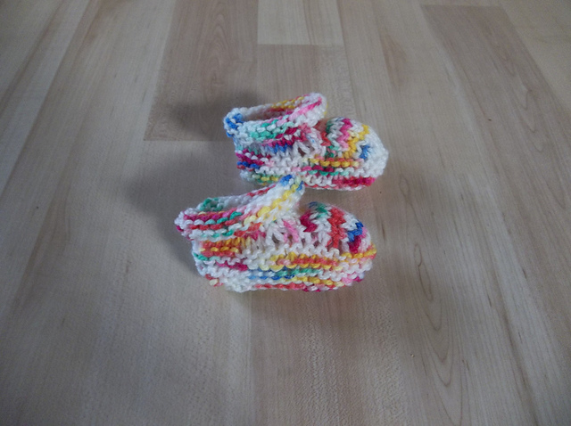 Rolltop Preemie Bootee
