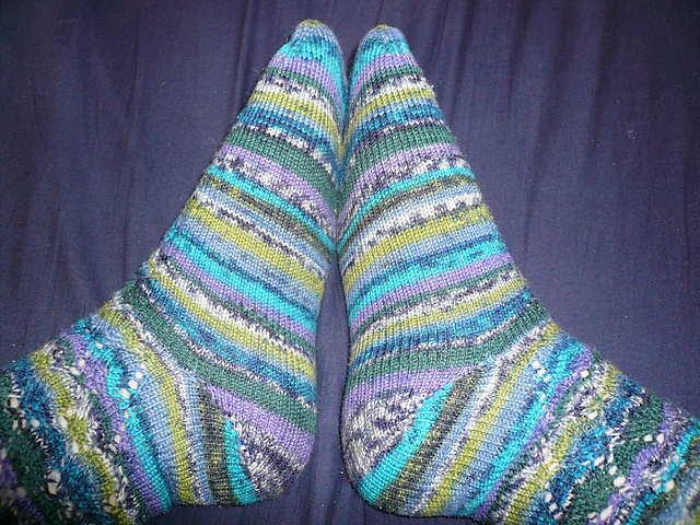 Toe-up, Two at a Time Beginner Socks