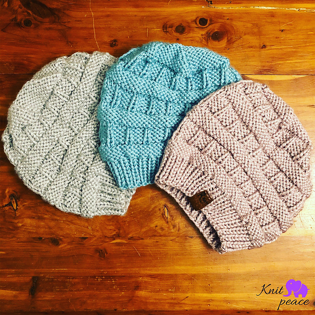 Reversible Messy Bun Beanie