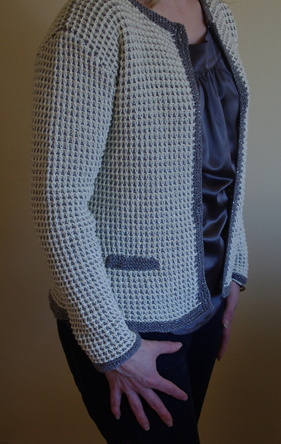 Jacket with Contrast Edging