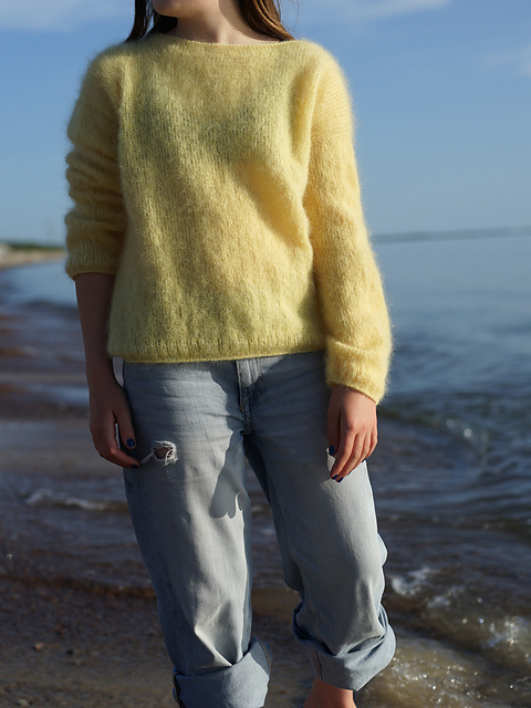 MOHAIR WUQ KNIT BANANAモヘアニット バナナ柄　20aw MOHAIR WJQ KNIT BANANA PULLOVER - LAD MUSICIAN 「Area」