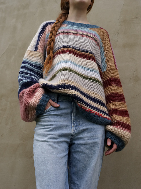 Ravelry: One Fashionable sweater pattern by Neringa Ruke