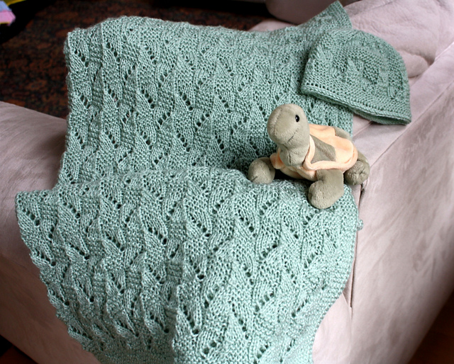 Amy Baby Blanket and Hat