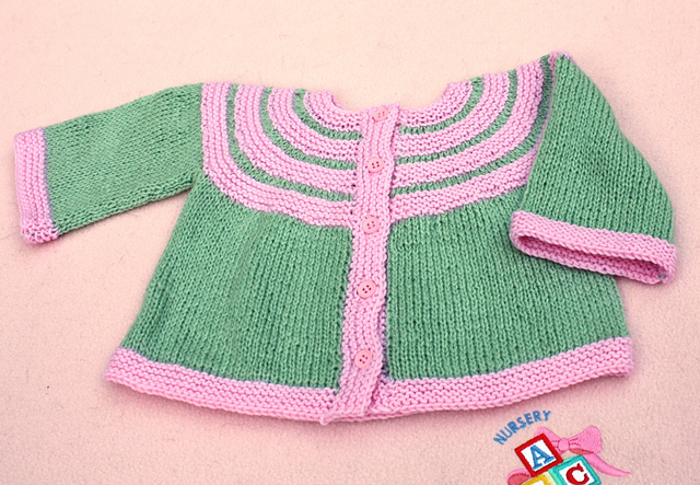 Two Color Baby Jacket