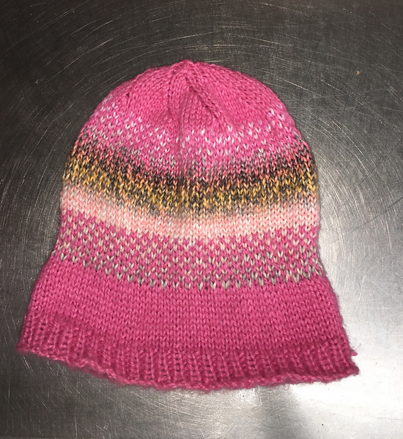 Fading Stripe Slouchy Hat