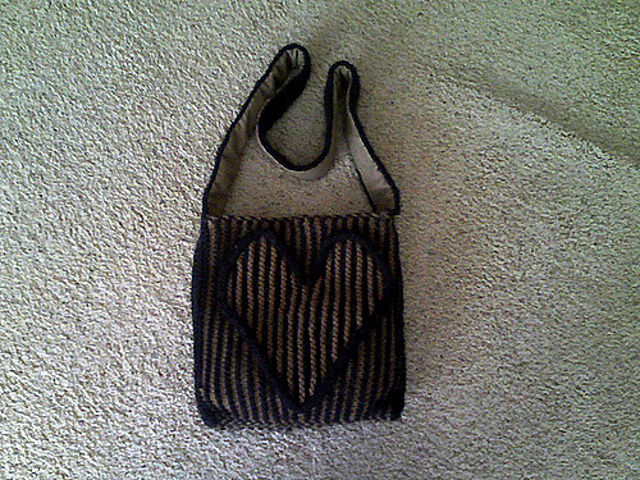 Fur Heart Bag