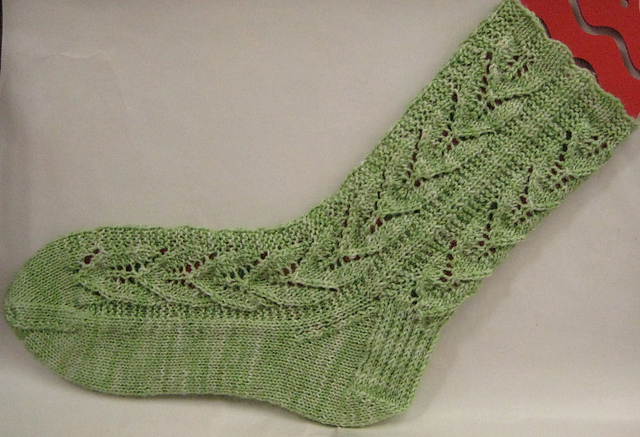 Leafy Green Socks