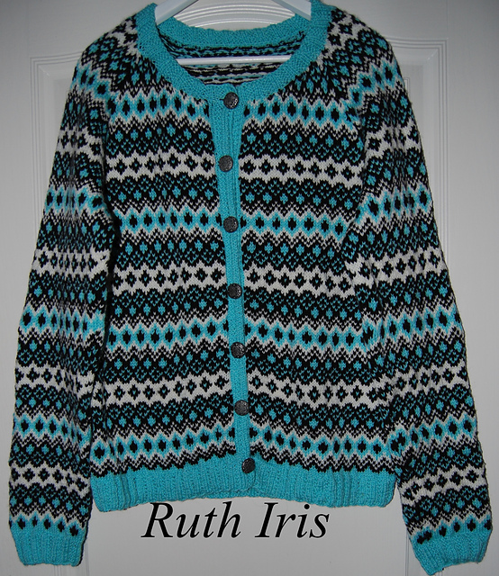 1502-01 Cardigan genser