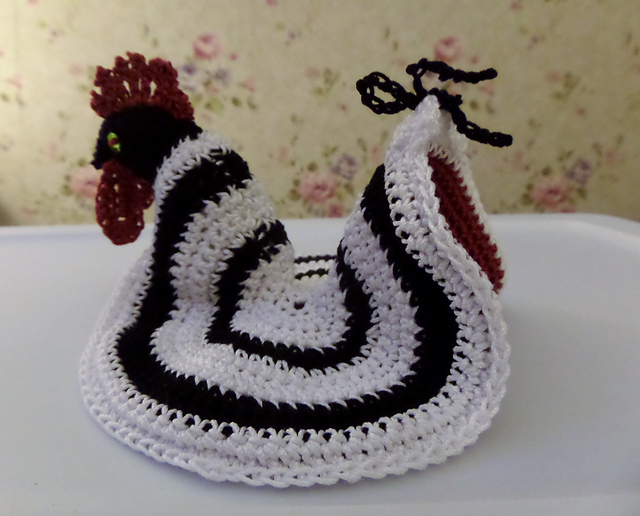 Cock-a-Doodle Rooster Potholder