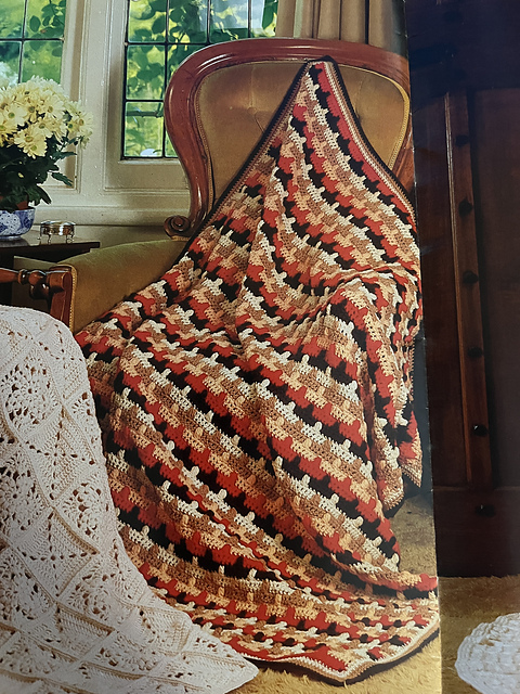 5-Color Crochet Afghan