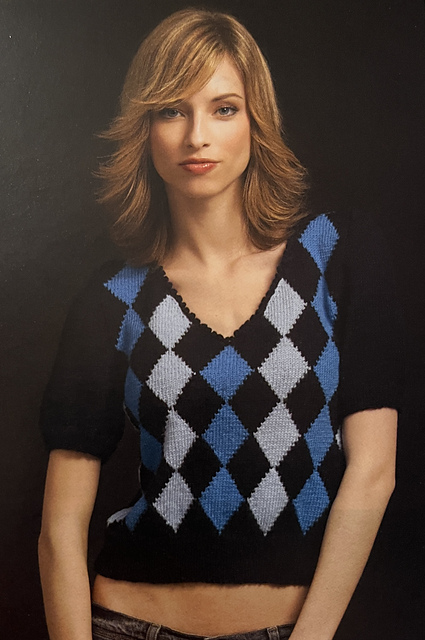 Argyle V-Neck