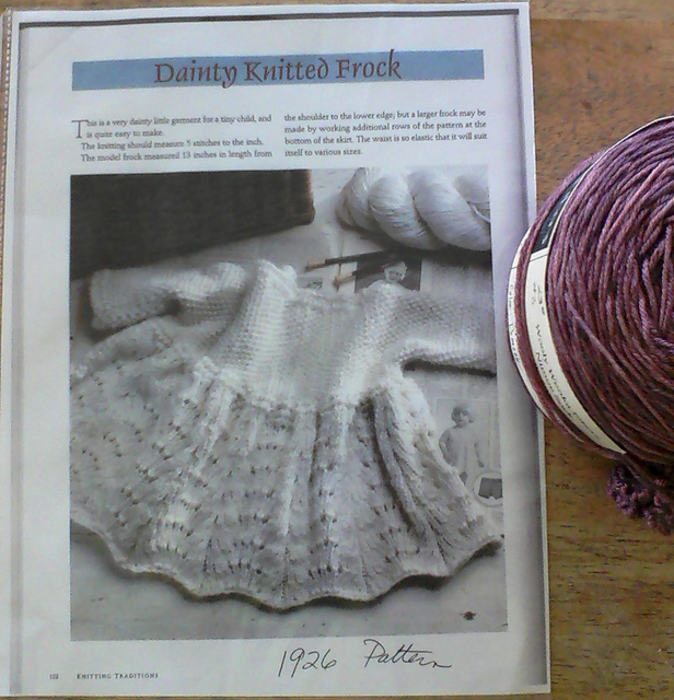 Dainty Knitted Frock