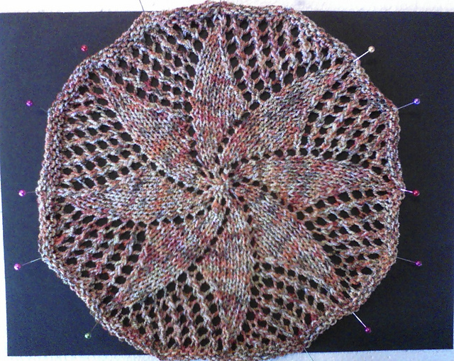 8-point star lace medallion