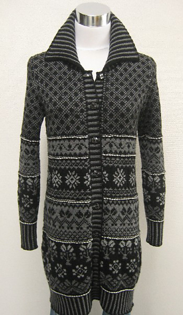 p.10 Long Nordic Cardigan